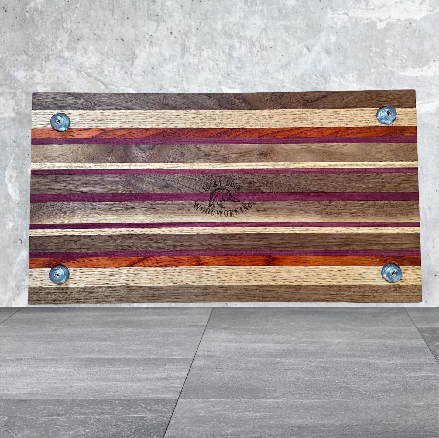 Cutting Board with Juice Groove - Assorted Woods