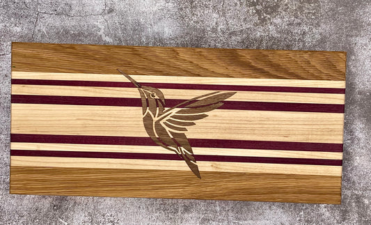 Inlay Humming Bird Cutting Board