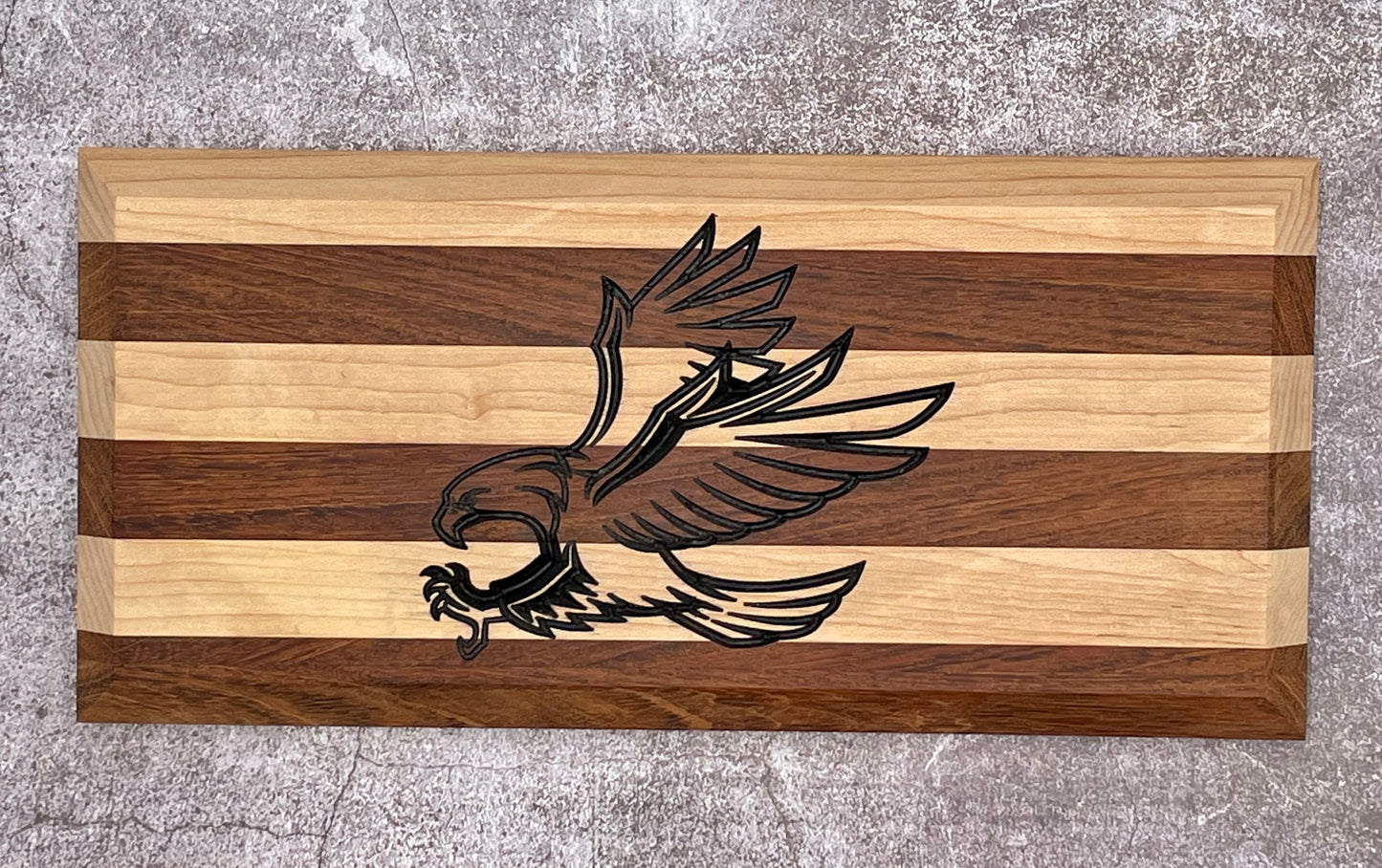 Flying Eagle Cutting Board - Maple and Brazilian Cherry