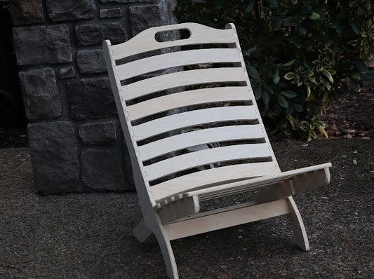 Portable Wood Chair (As a Kit or Assembled)